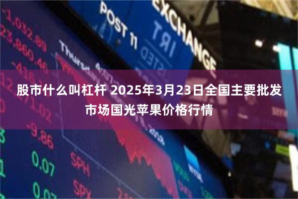 股市什么叫杠杆 2025年3月23日全国主要批发市场国光苹果价格行情