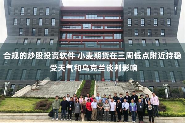 合规的炒股投资软件 小麦期货在三周低点附近持稳 受天气和乌克兰谈判影响