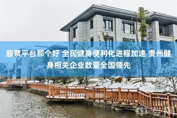 股票平台那个好 全民健身便利化进程加速 贵州健身相关企业数量全国领先