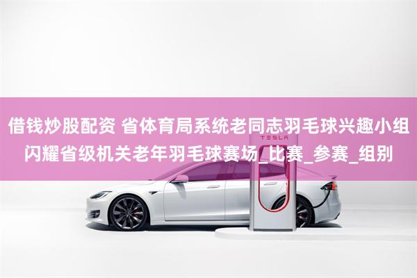 借钱炒股配资 省体育局系统老同志羽毛球兴趣小组闪耀省级机关老年羽毛球赛场_比赛_参赛_组别