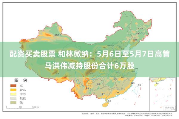 配资买卖股票 和林微纳：5月6日至5月7日高管马洪伟减持股份合计6万股