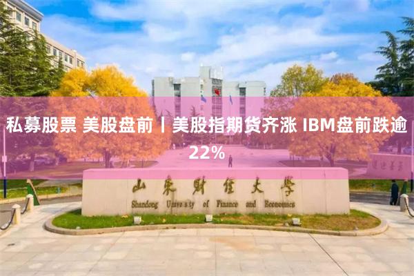 私募股票 美股盘前丨美股指期货齐涨 IBM盘前跌逾22%