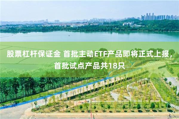 股票杠杆保证金 首批主动ETF产品即将正式上报，首批试点产品共18只