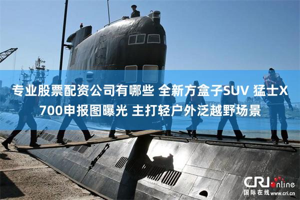 专业股票配资公司有哪些 全新方盒子SUV 猛士X700申报图曝光 主打轻户外泛越野场景