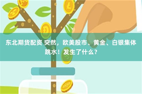 东北期货配资 突然，欧美股市、黄金、白银集体跳水！发生了什么？