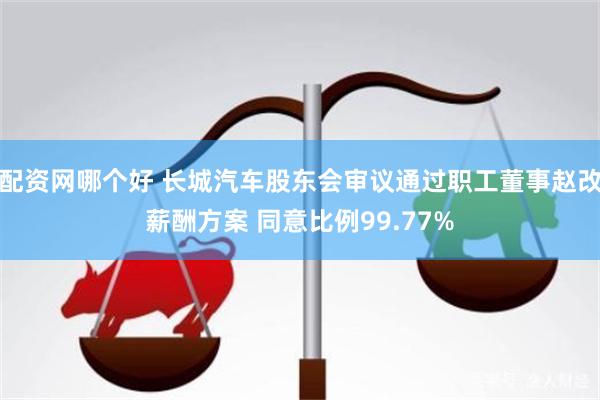 配资网哪个好 长城汽车股东会审议通过职工董事赵改薪酬方案 同意比例99.77%